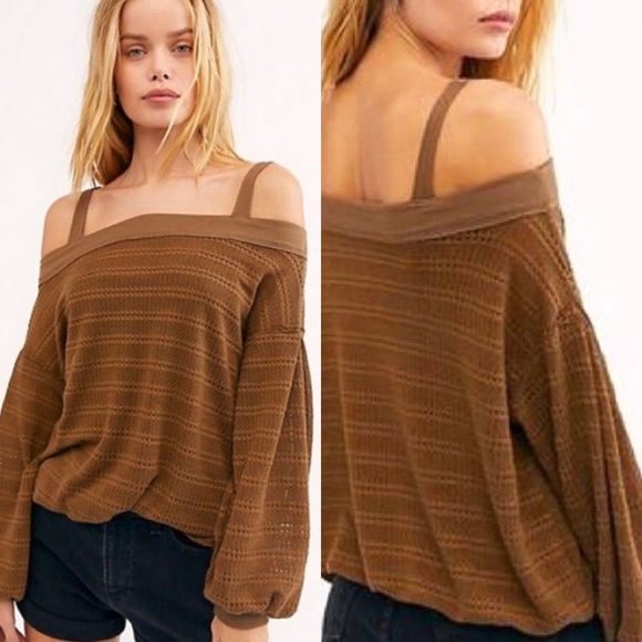 Free People Sweaters - NWT Free People Sistine Hacci Off shoulder sweater